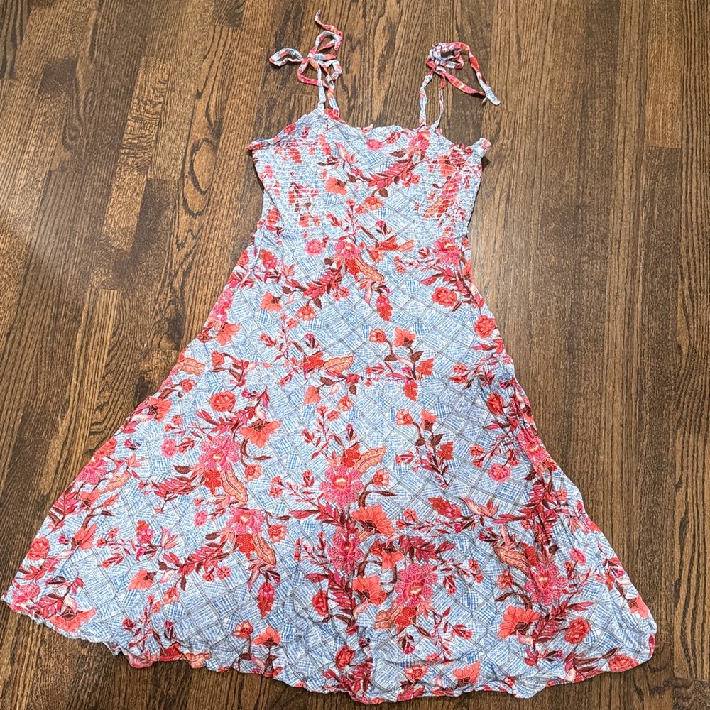 Knox Rose Red and Pink Floral Dress